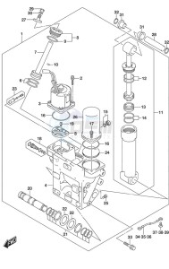 DF 250AP drawing Trim Cylinder