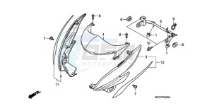 CB600F9 France - (F / CMF) drawing COWL