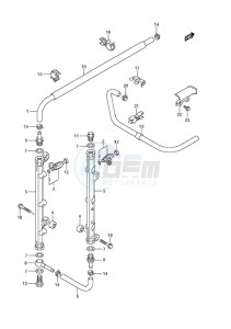 DF 200 drawing Fuel Injector