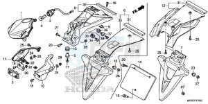 NC700DC Integra E drawing TAILLIGHT