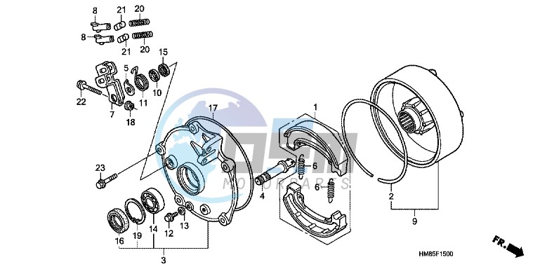 REAR BRAKE DRUM