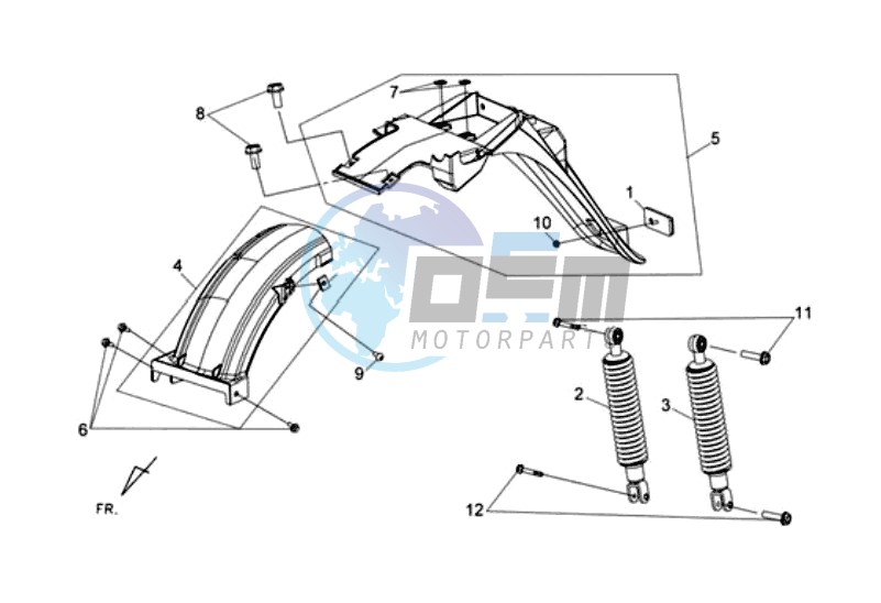 REAR FENDER /REAR SUSPENSION