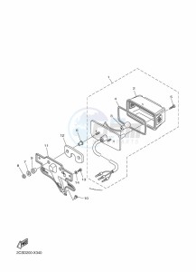 YB125 (2CSD) drawing TAILLIGHT