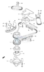 DF 300AP drawing Timing Chain