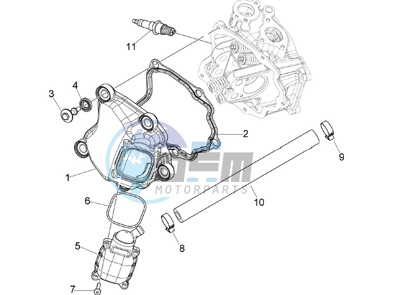 Cylinder head cover