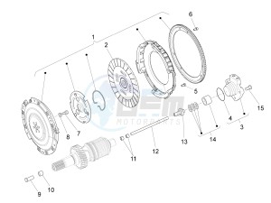 California 1400 Touring ABS 1380 drawing Clutch