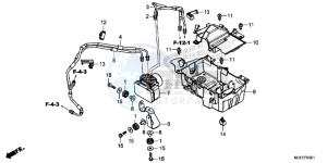 CB650FAJ CB650F 2ED drawing ABS MODULATOR/TRAY (2)