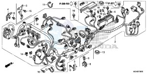 VFR1200XDLE CrossTourer ED drawing WIRE HARNESS