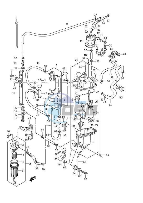 Fuel Pump/Fuel Vapor Separator