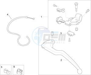 RSV4 1000 Racing Factory L.E. (EMEA) (EU, GB) drawing Clutch control