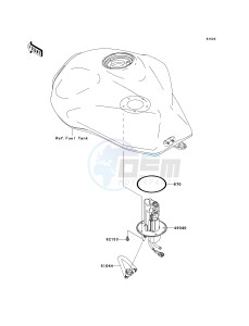 ZR 1000 A [Z1000] (A1-A3) drawing FUEL PUMP