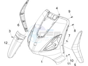 Fly 50 2t drawing Front shield