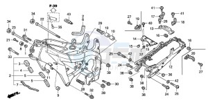 CBR1000RR drawing FRAME BODY