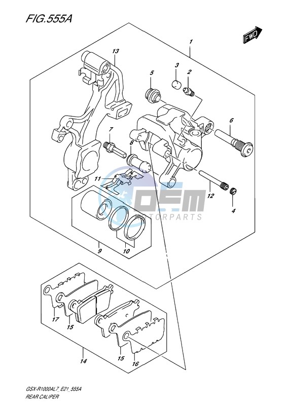 REAR CALIPER