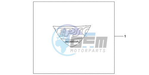 EPSO STICKER FIREBLADE WS