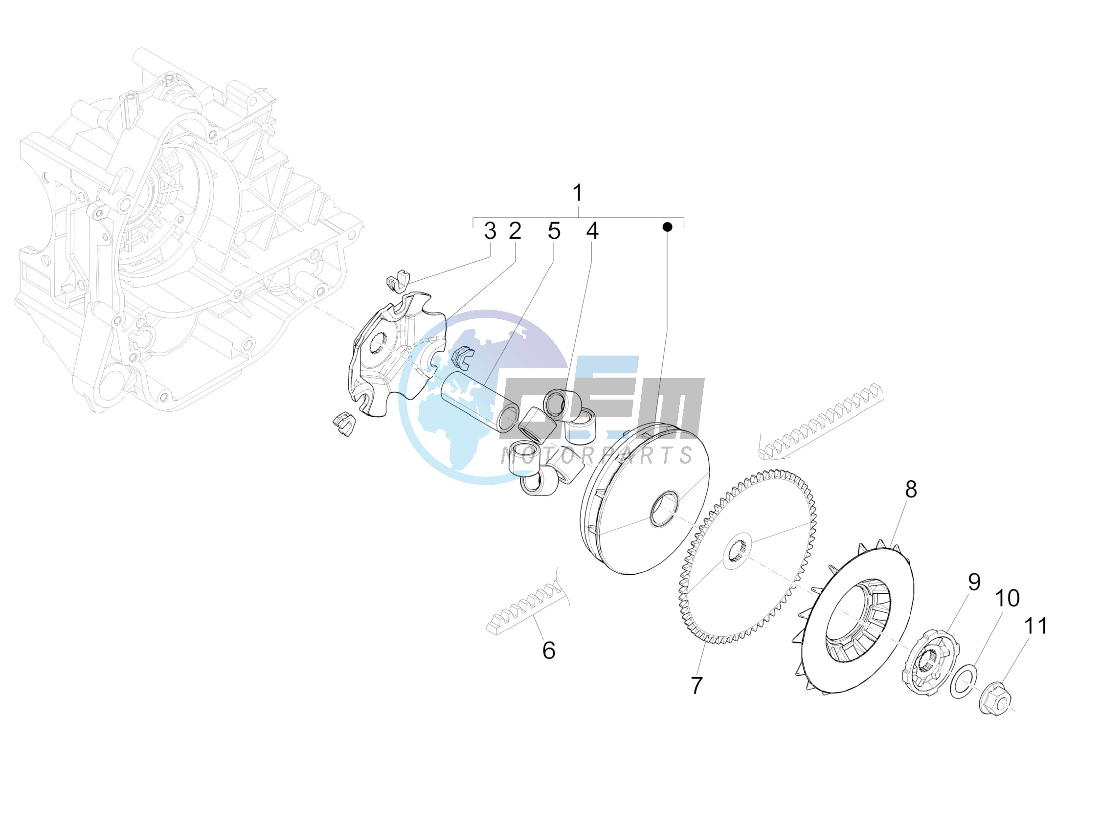 Driving pulley