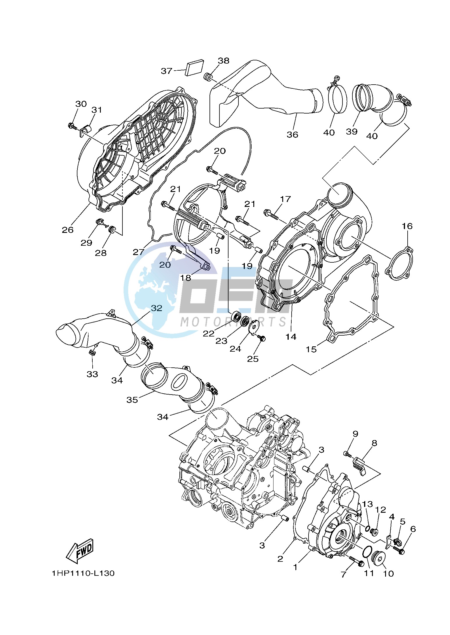 CRANKCASE COVER 1