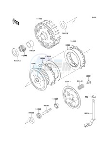 VN 800 A [VULCAN 800] (A10-A11) [VULCAN 800] drawing CLUTCH