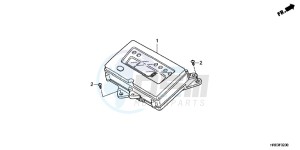 TRX500FPMD TRX500FPM Australia - (U) drawing METER