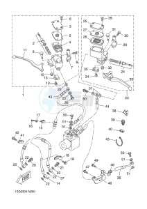 YPR400RA XMAX 400 ABS EVOLIS 400 ABS (1SD3) drawing FRONT MASTER CYLINDER