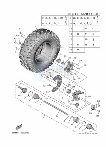 YXE1000EW YX10ERPAN (B4MF drawing FRONT WHEEL 2