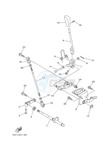 YFM300 RAPTOR 300 (1SC2 1SC3 1SC1 1SC1) drawing SHIFT SHAFT