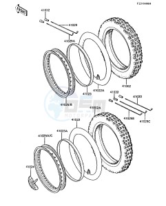 KX 60 A [KX60] (A1-A2) [KX60] drawing WHEELS_TIRES