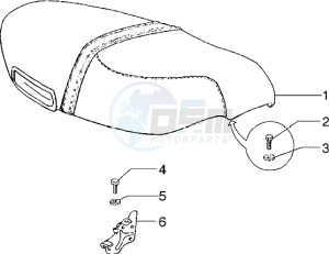 SKR 80 city drawing Saddle