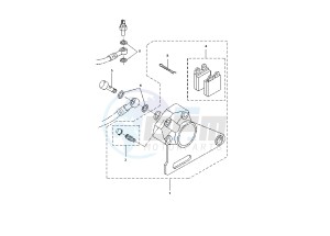 DT R - DT X 50 drawing REAR BRAKE CALIPER