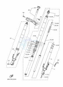 XT1200Z XT1200Z SUPER TENERE ABS (BP87) drawing FRONT FORK