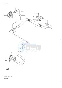 DL650 ABS V-STROM EU-UK drawing 2ND AIR