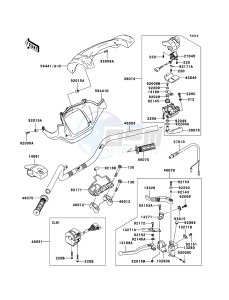 KVF750_4X4 KVF750DBF EU GB drawing Handlebar