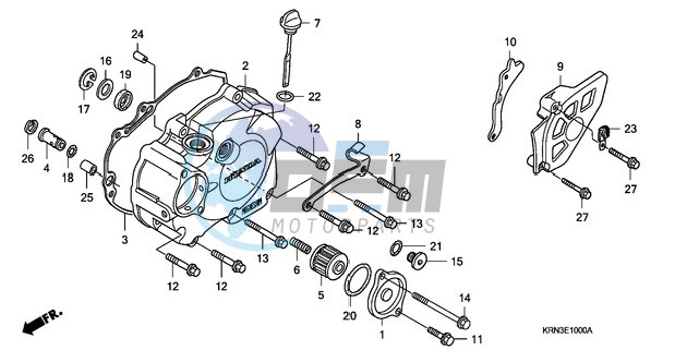 L. CRANKCASE COVER