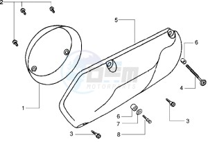 Zip electric 0 drawing Transmission cover