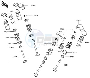 ZG 1200 A [VOYAGER XII] (A1) [VOYAGER XII] drawing ROCKER ARMS_VALVES