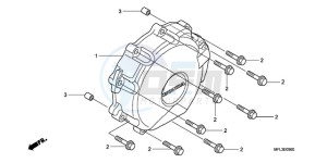 CBR1000RR9 Europe Direct - (ED / MME REP) drawing A.C. GENERATOR COVER (CBR 1000RR)