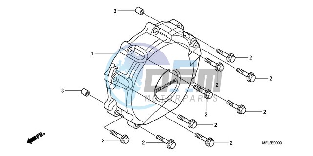 A.C. GENERATOR COVER (CBR 1000RR)