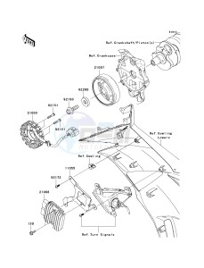 ZX 600 R [NINJA ZX-6R MONSTER ENERGY] (R9FA) R9F drawing GENERATOR