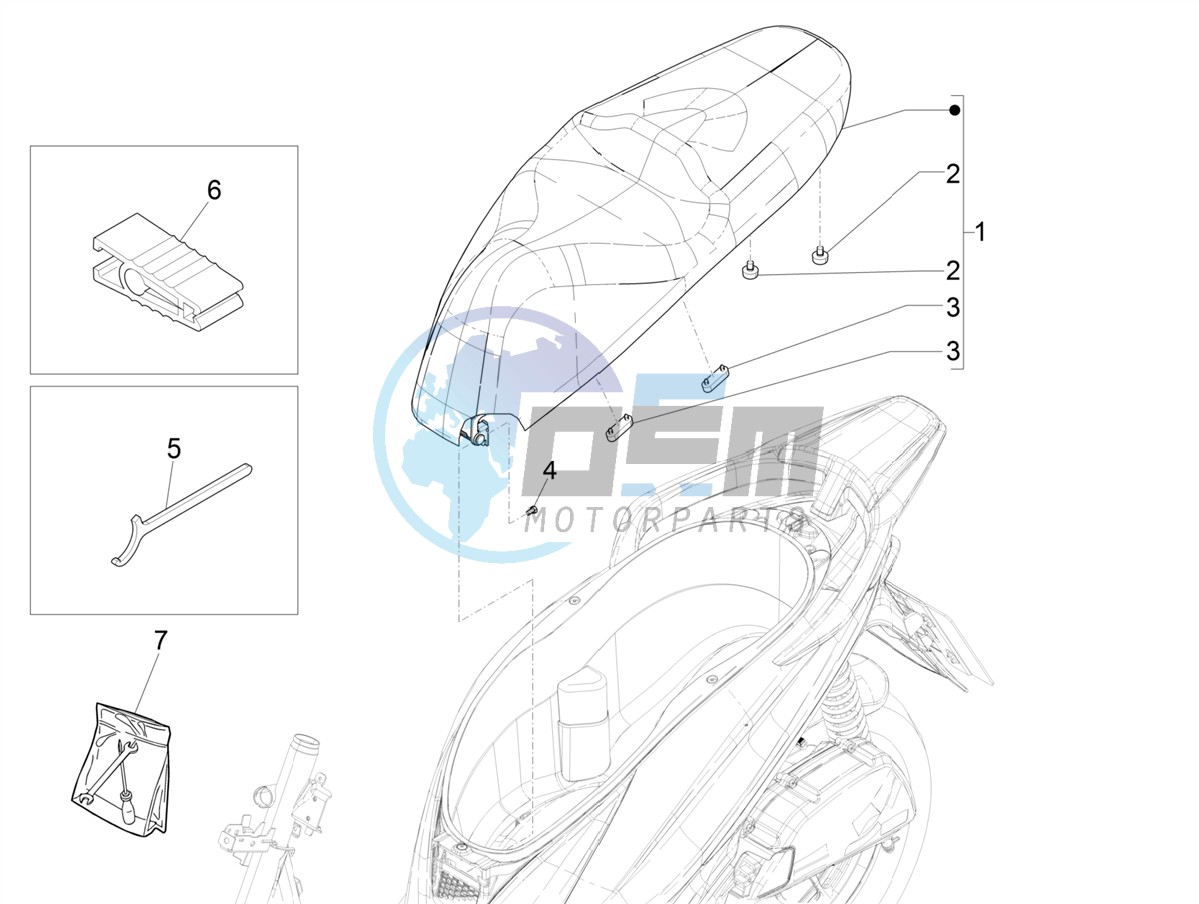 Saddle/seats