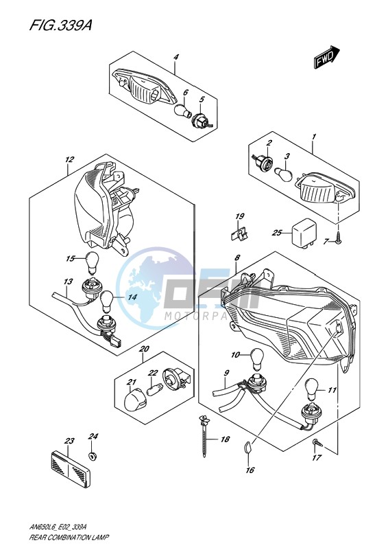 REAR COMBINATION LAMP