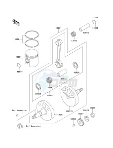 KX 60 B [X60] (B6-B9) drawing CRANKSHAFT_PISTON