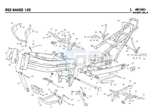 RS2-125-NACKED-PRO-GREY drawing CHASSIS