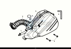 SYMPHONY ST 50 (XL05W1-NL) (E5) (M1) drawing AIR CLEANER