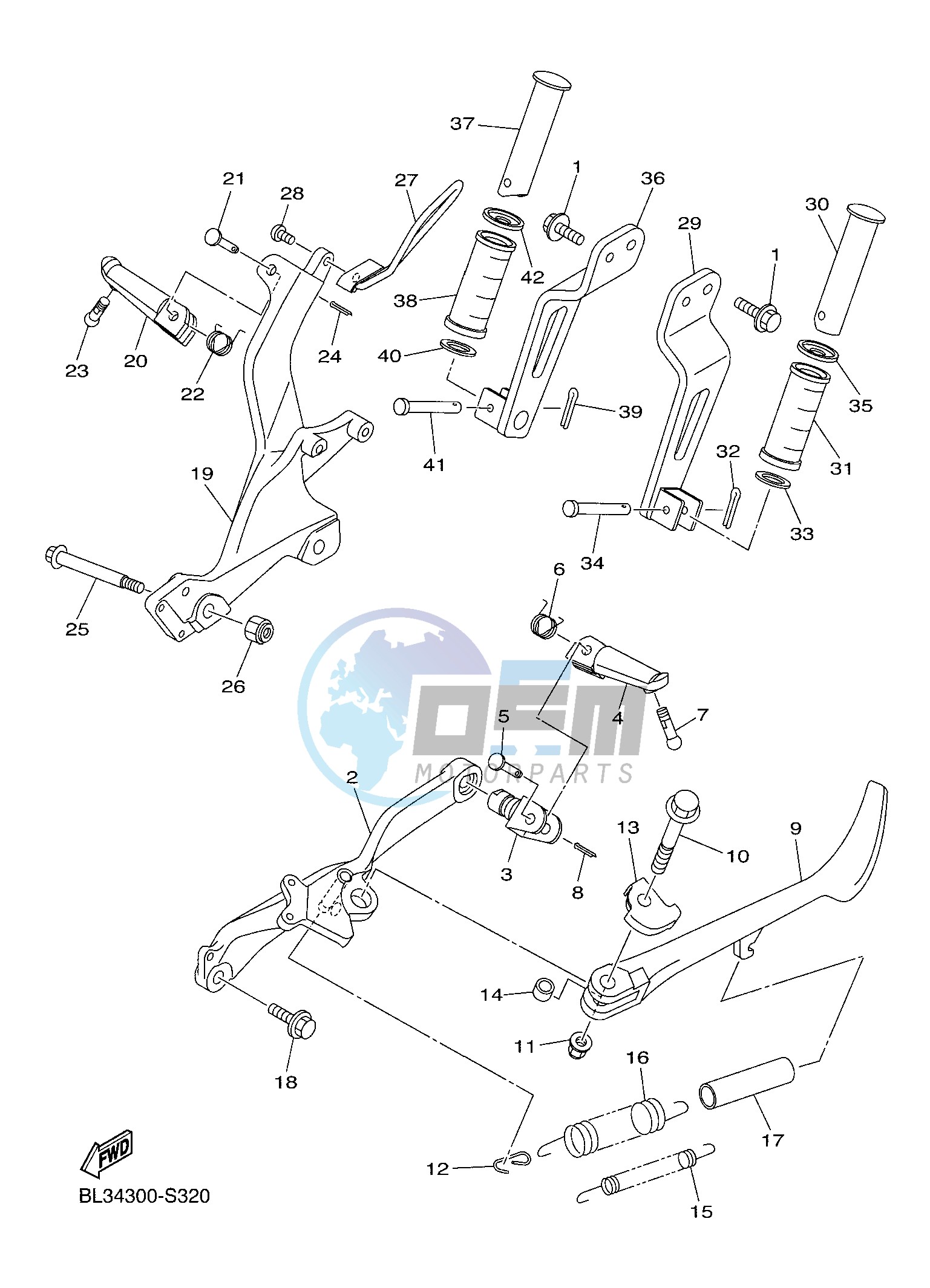 STAND & FOOTREST