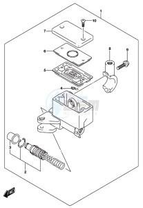 GSX-S750A drawing FRONT MASTER CYLINDER