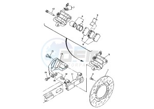 YZ N-LW 80 drawing REAR BRAKE CALIPER