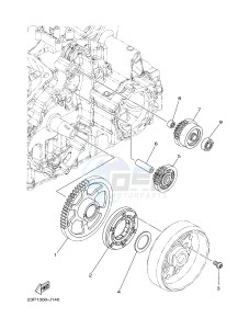 XT1200Z (23PM) drawing STARTER CLUTCH