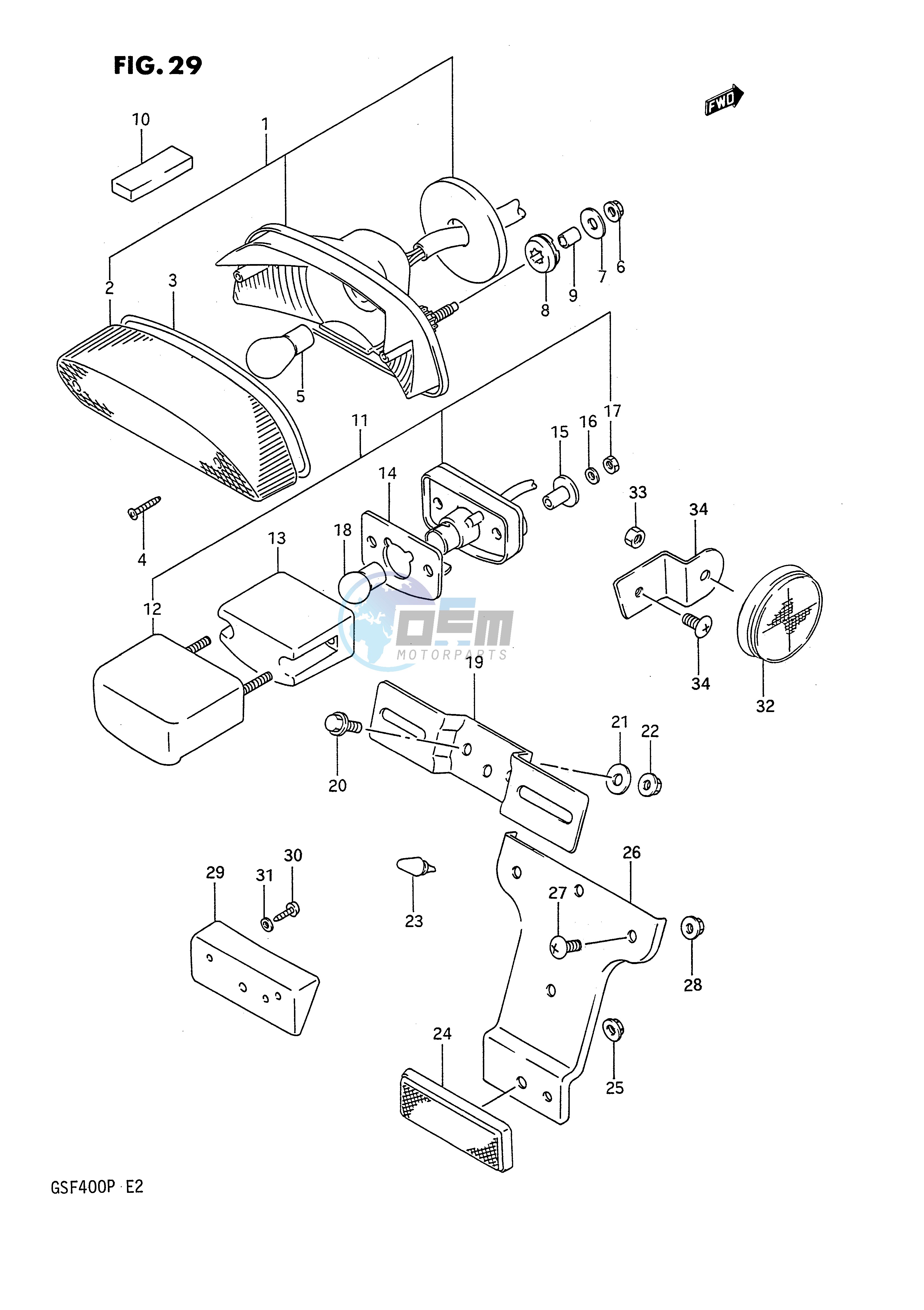 REAR COMBINATION LAMP