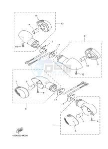 YBR125EGS (43BB) drawing FLASHER LIGHT