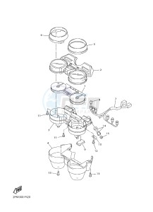 XJR1300C XJR 1300 (2PN1) drawing METER